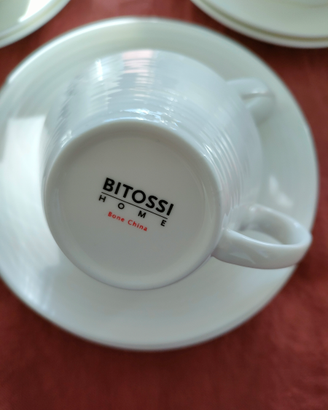 Bitossi bone chine 6 caffè tazzine