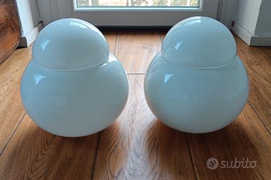 Coppia lampade Daruma originali anni 70 