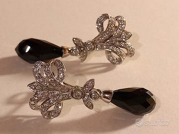 Orecchini argento e pendente