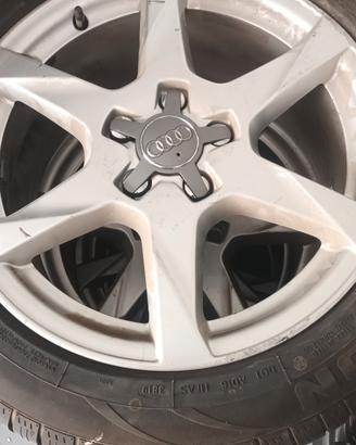 cerchioni con pneumatici audi 17" 