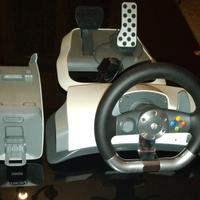 volante con pedali xbox 360 e joystick xbox360