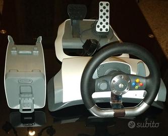 volante con pedali xbox 360 e joystick xbox360