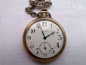 orologio da taschino anni 20 wengia cassa acciaio