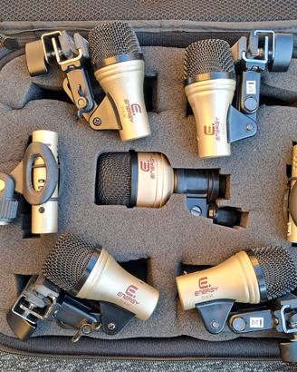 Kit 7 microfoni per batteria