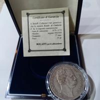 scudo Umberto I   1879 argento spl 