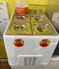 Refrigeratore da banco per bubble tea boba topping