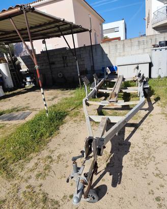 Carrello barca 2 assi utilizzo invaso