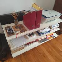 Mobiletto ufficio con stampante Hp inclusa