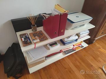 Mobiletto ufficio con stampante Hp inclusa