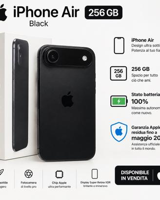 Iphone 17 Air 256gb black