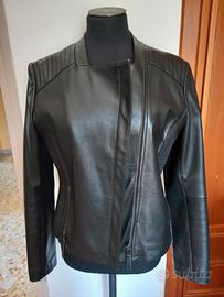 Giubbotto pelle nero