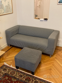DIVANO + POUF Ikea Klippan venduti in blocco
