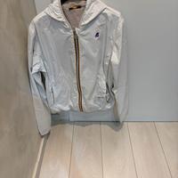 K-Way reversibile donna beische e bianco taglia 5