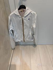 K-Way reversibile donna beische e bianco taglia 5