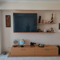 Soggiorno rovere/grigio completo legno massello
