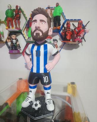 Statua Lionel Messi 35 cm + Card 3D Custom