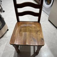 Sedie in legno massello