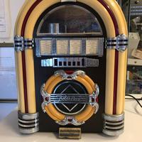 Mini juke box radio cassette vintage funzionante