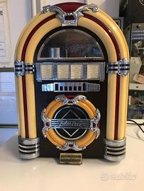 Mini juke box radio cassette vintage funzionante