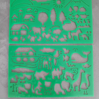 2 stencil per bambini Quercetti