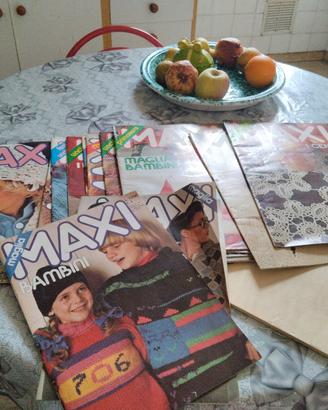 giornali maglia e uncinetto
