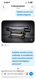 Mimaki stampa e taglio