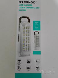 lampada led tascabile ricaricabile nuova
