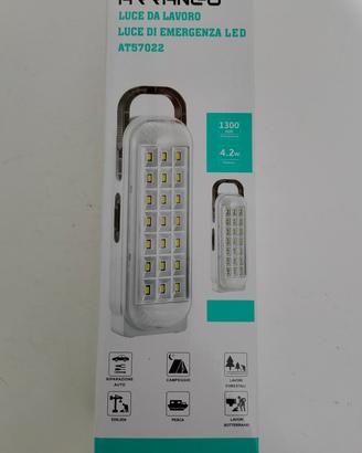 lampada led tascabile ricaricabile nuova