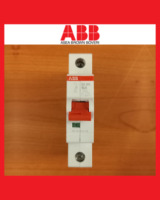 Interruttore Sezionatore Unipolare ABB da 16A