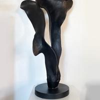 Scultura - teak e ferro nero