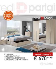 -Camera da letto moderna - 3 colori a scelta 3409