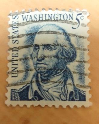 francobollo USA Washington 5c.  1967 raro