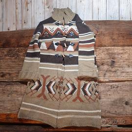 Cardigan donna etnico lana taglia S montgomery lun