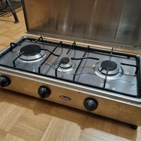 Fornello da tavolo inox Parker con termocoppia