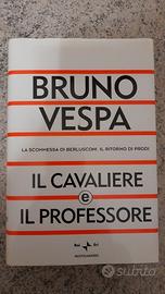 Libro Il cavaliere e il professore di Vespa -nuovo