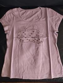maglietta rosa/lilla