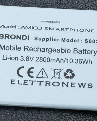 Batteria Brondi AMICO SMARTPHONE XL