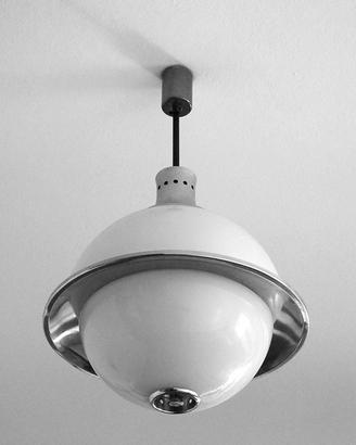 Lampadario di design Anni 60 a doppia semisfera