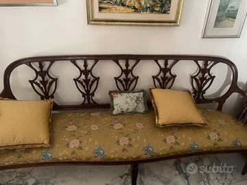 Divanetto antico stile Chippendale