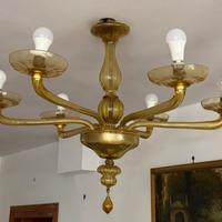 Lampadario in vetro di Murano