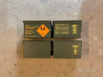 Cassetta militare ex porta munizioni