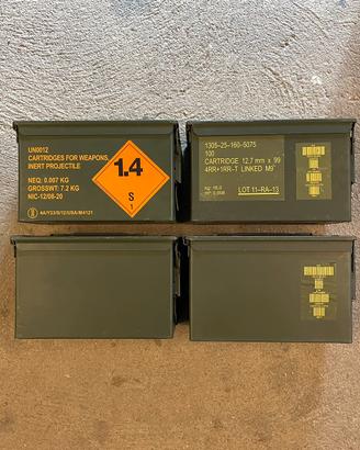 Cassetta militare ex porta munizioni