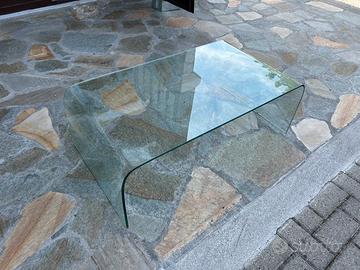 Tavolo in vetro trasparente 110x60 cm – H 40 cm