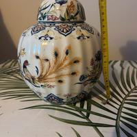 Vaso con coperchio ceramica vintage oavone Ardalt