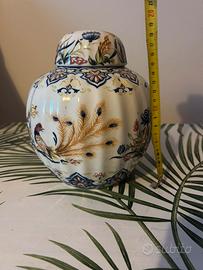 Vaso con coperchio ceramica vintage oavone Ardalt