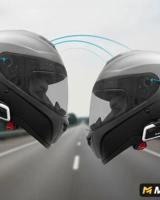 COPPIA INTERFONO MOTO MYRA BLUETOOTH 5.3 RADIO FM