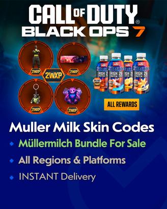 COD BO7 Muller Milk Skin Codes – Müllermilch Bundl