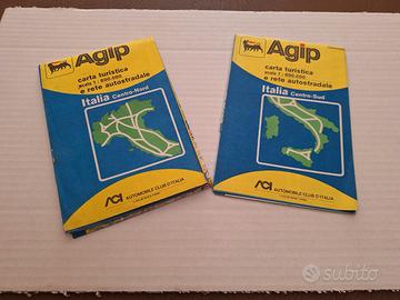Agip ACI carte turistic/autostr 1976 Italia 