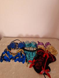 Set numero 7 pezzi completi e reggiseno danza del 