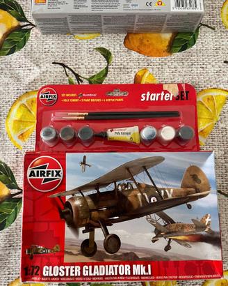 Airfix Starter Set 1:72 Gloster Gladiator Mk I